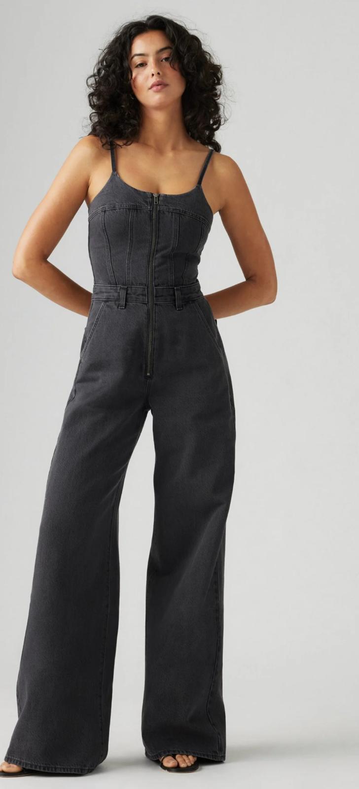 MONO DENIM TIRANTES NEGRO - LEVI'S®
