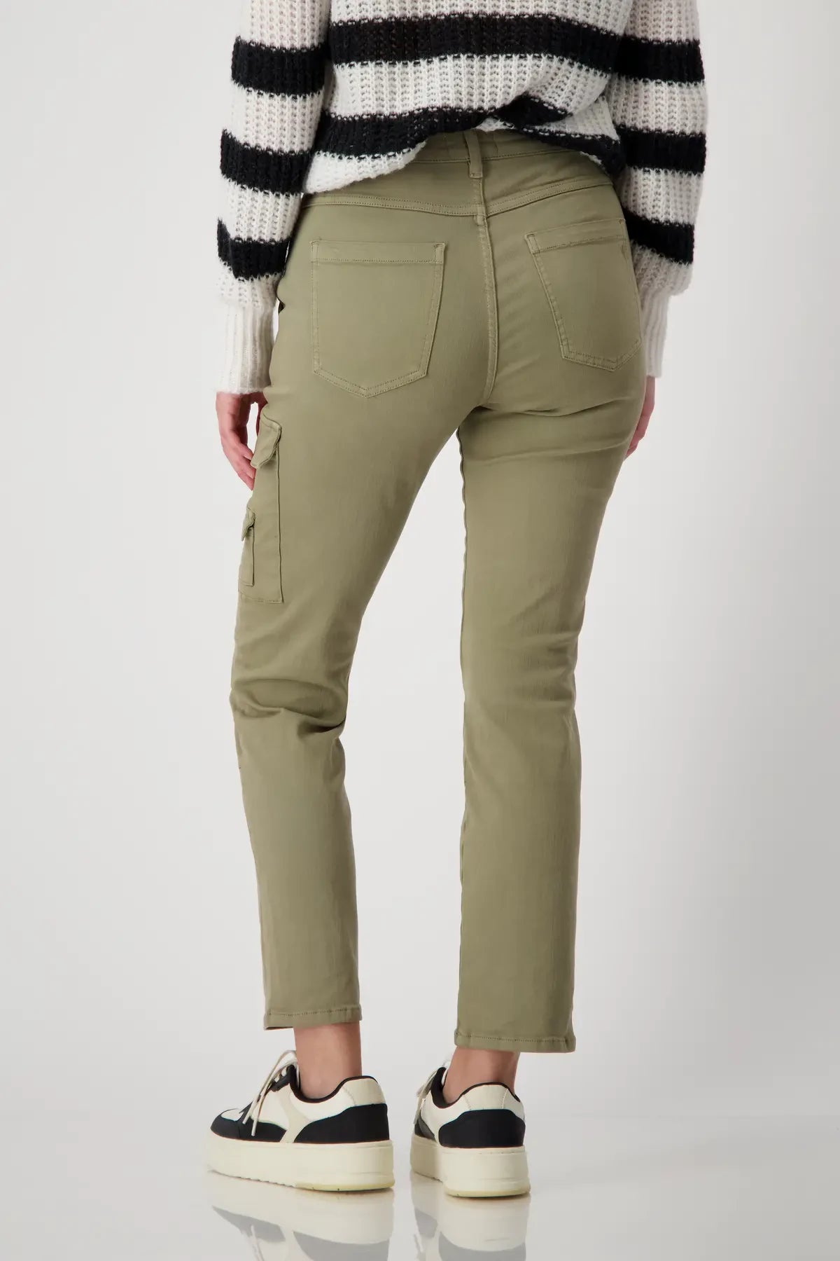 PANTALÓN VAQUERO CARGO MILITAR - MONARI