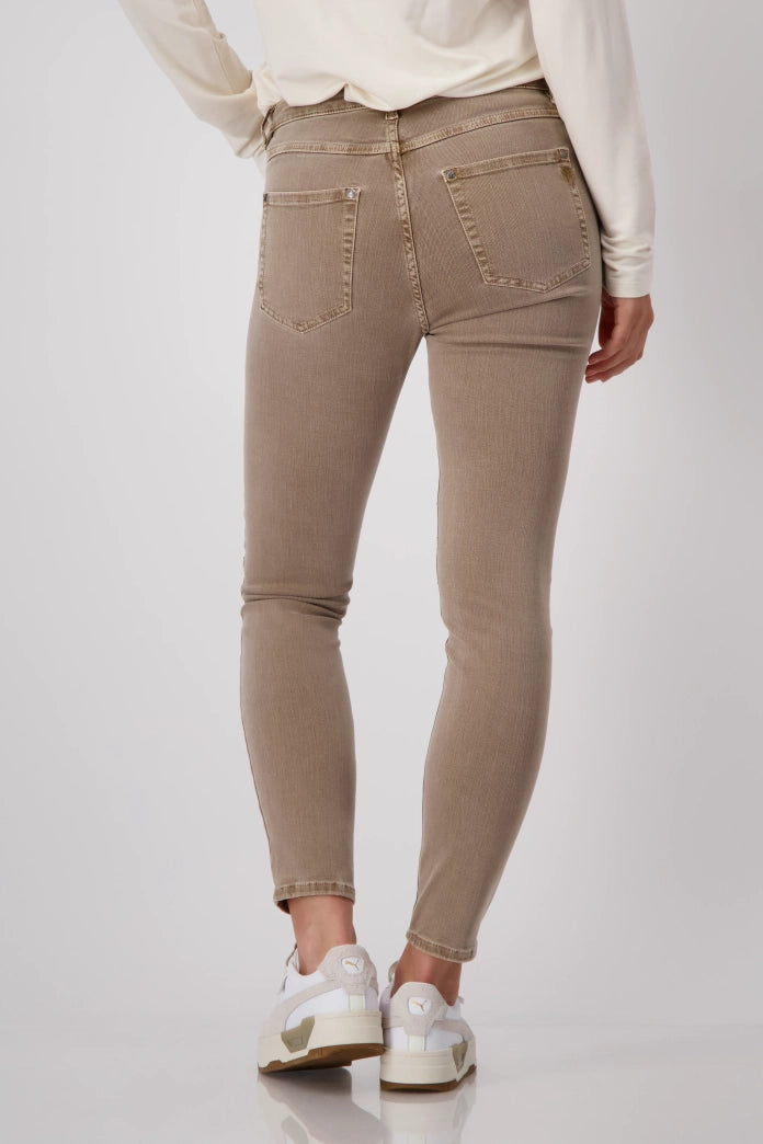 PANTALÓN VAQUERO STRASS - MONARI