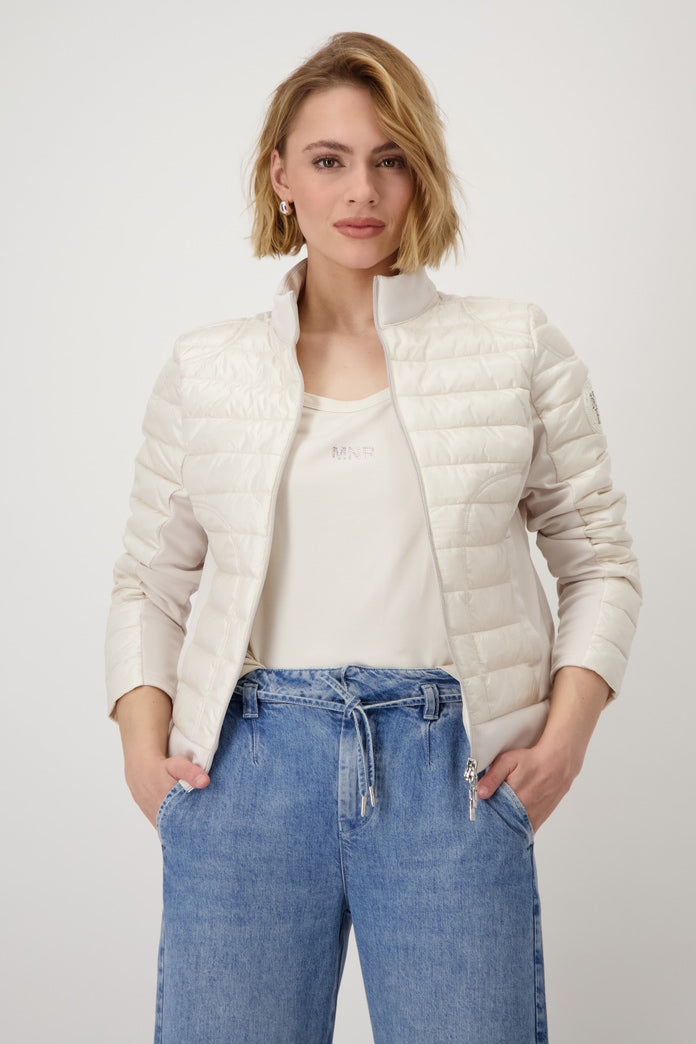 CHAQUETA ACOLCHADA CREMA - MONARI