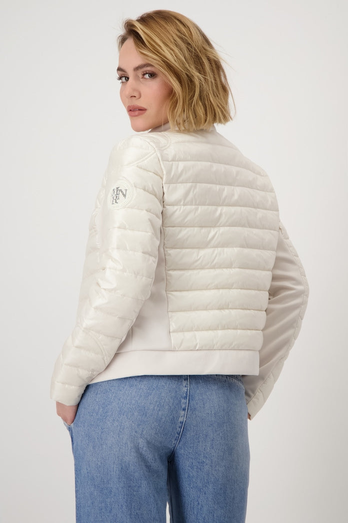 CHAQUETA ACOLCHADA CREMA - MONARI
