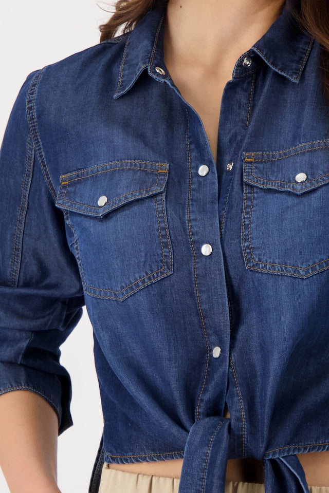 BLUSA DENIM LAZO - MONARI