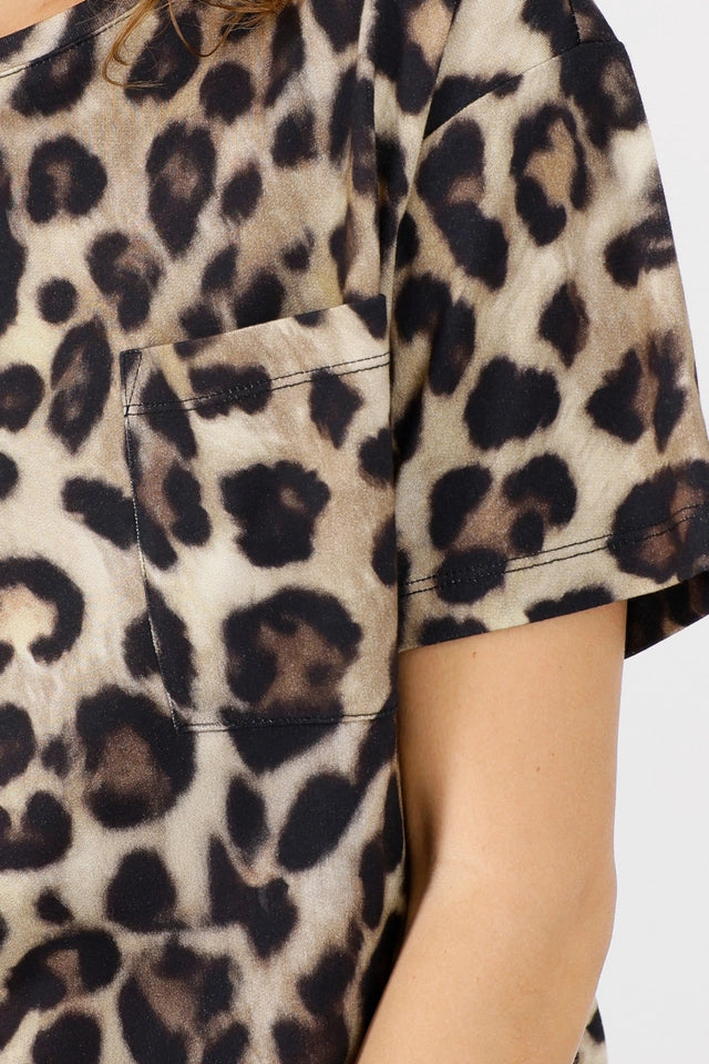 CAMISETA SUDADERA ANIMAL PRINT - MONARI