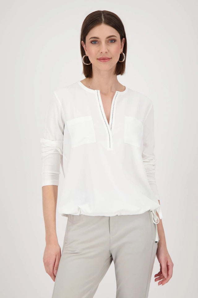 BLUSA COMBINADA AJUSTABLE - MONARI