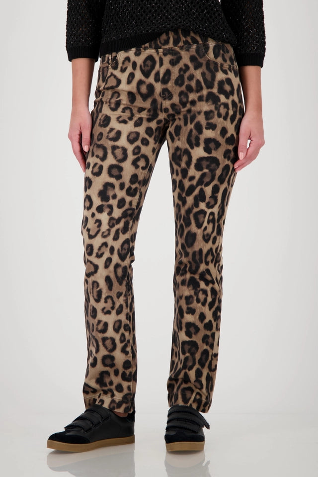 PANTALÓN ANIMAL PRINT CHINO - MONARI