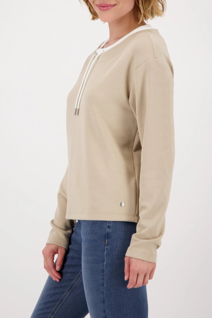 SUDADERA DETALLE DECORATIVO - MONARI