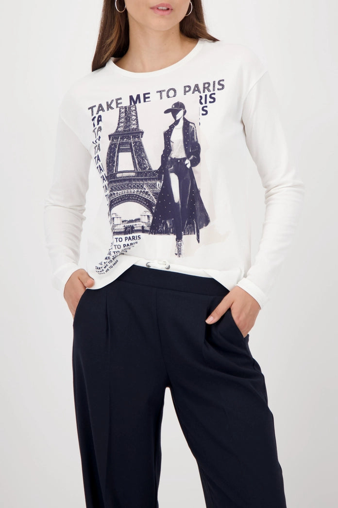 CAMISETA MANGA LARGA PARÍS - MONARI
