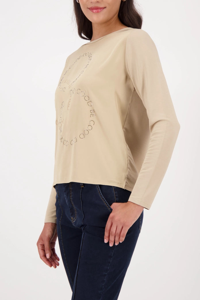 BLUSA-CAMISA SATINADA - MONARI