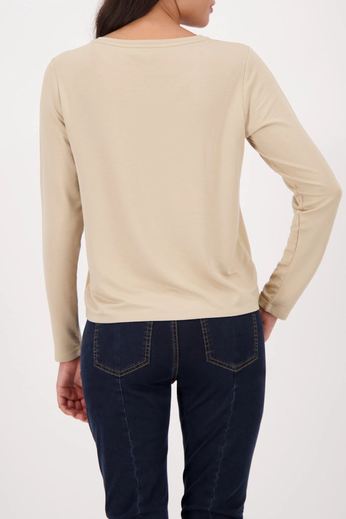 BLUSA-CAMISA SATINADA - MONARI