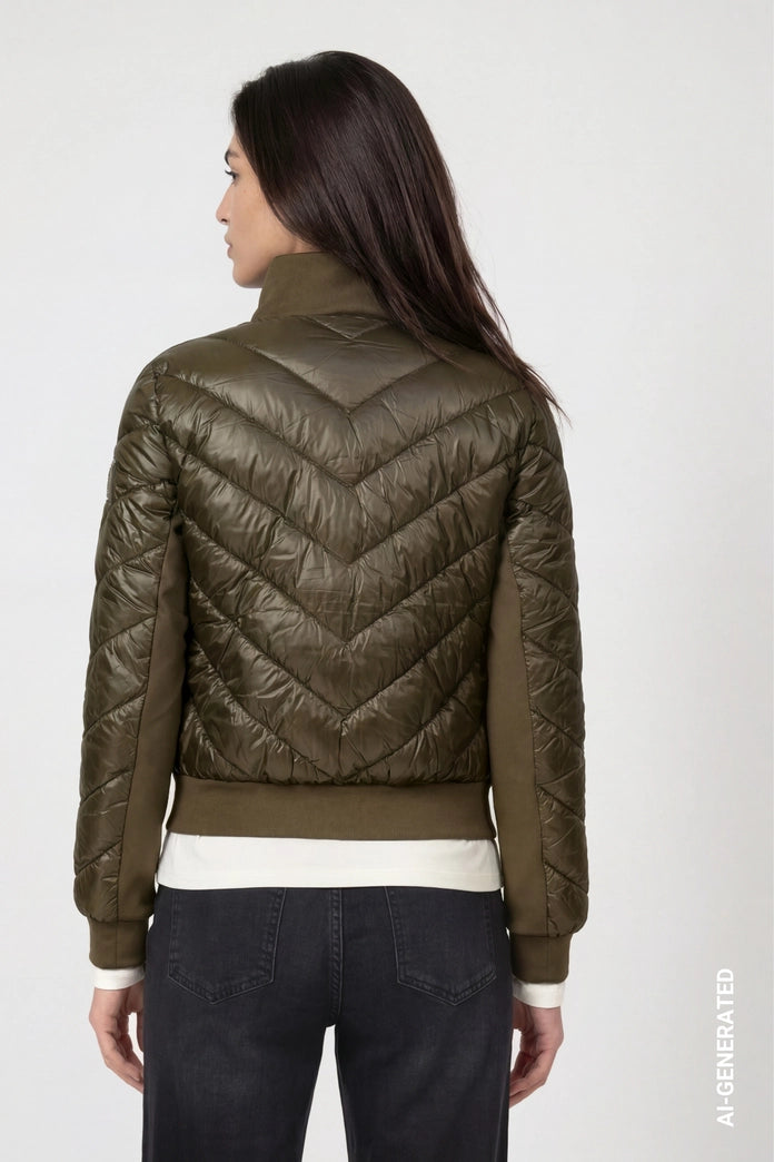 CHAQUETA CON NEOPRENO - MONARI