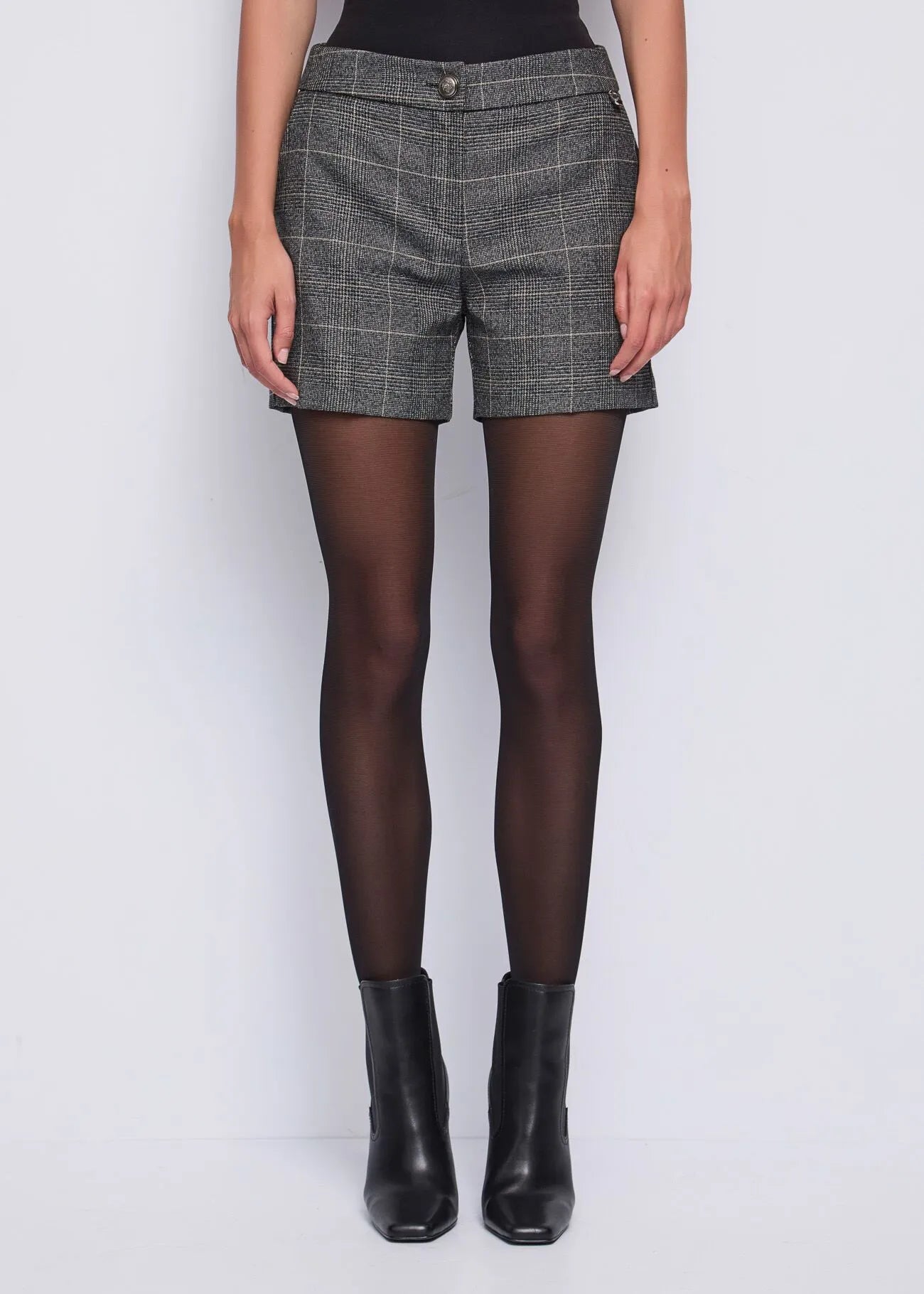 PANTALÓN CORTO CUADROS - DENNY ROSE