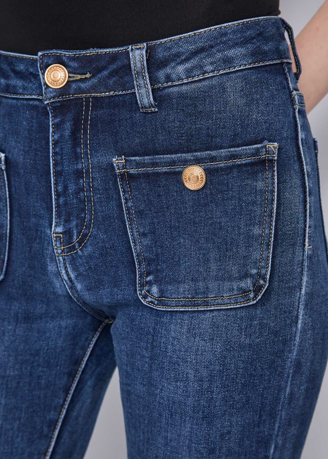 PANTALÓN DENIM BOLSILLO CUADRADO - DENNY ROSE