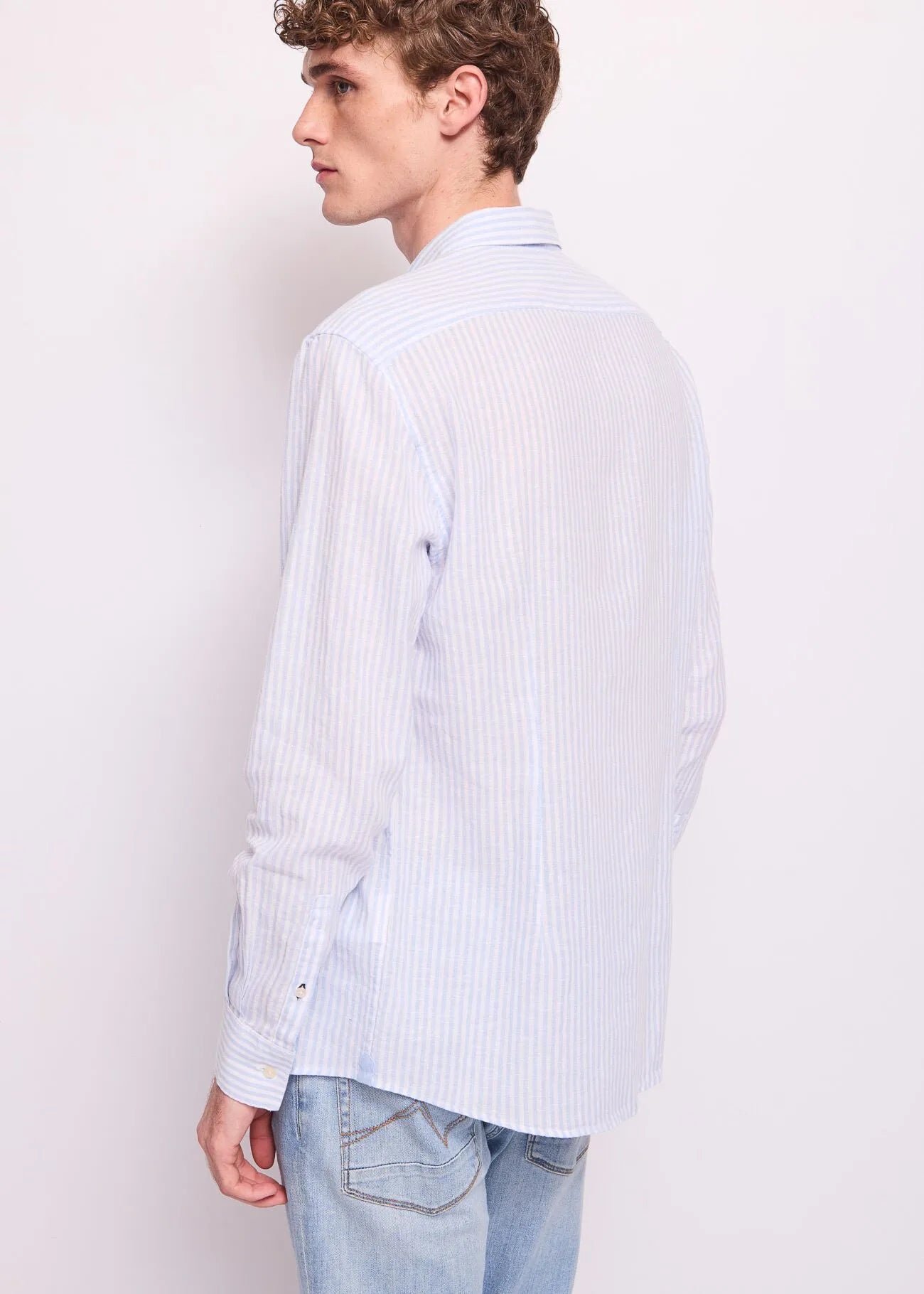 CAMISA LINO RAYAS - GAUDÍ