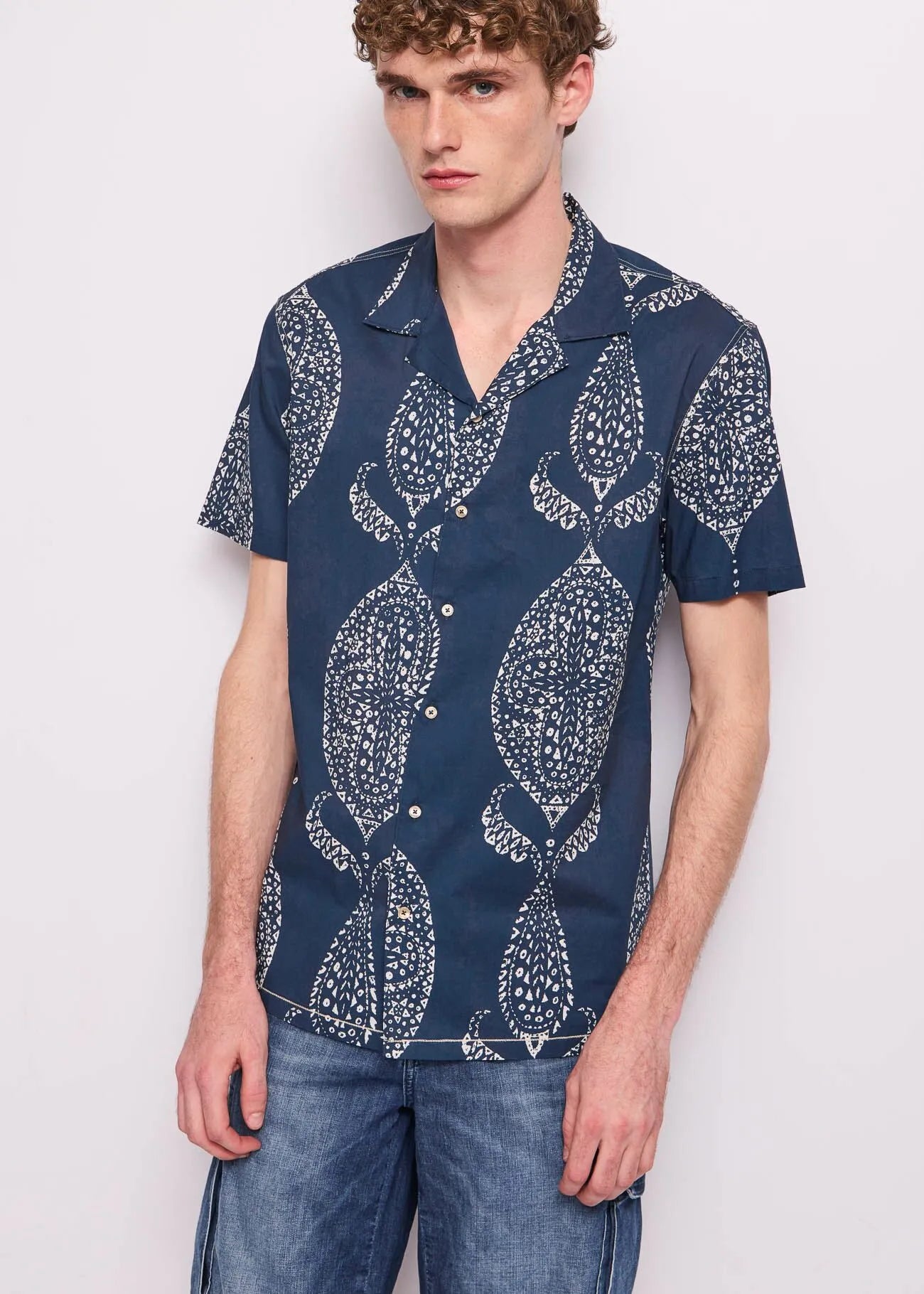CAMISA PECES MANGA CORTA - GAUDÍ