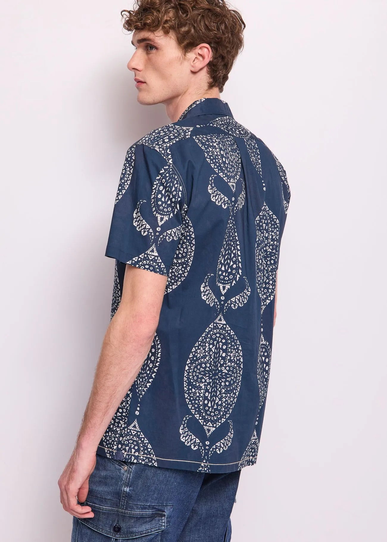 CAMISA PECES MANGA CORTA - GAUDÍ