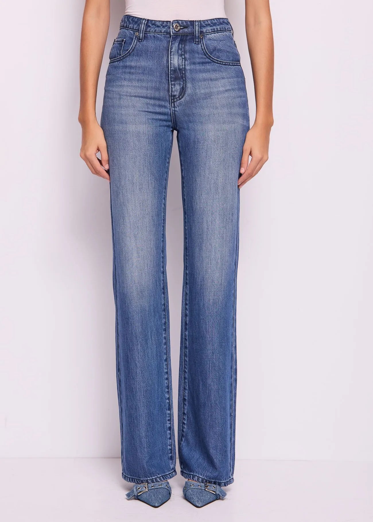 PANTALÓN DENIM CAMPANA - DENNY ROSE