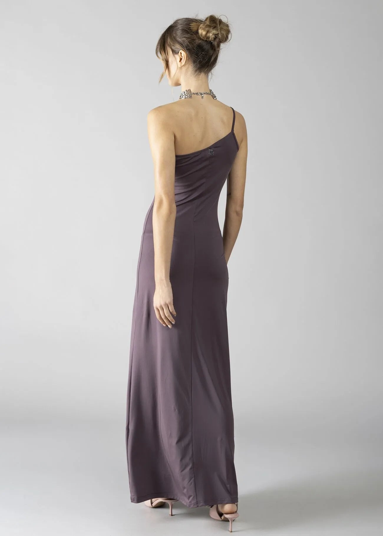 VESTIDO DETALLES LISO - DENNY ROSE