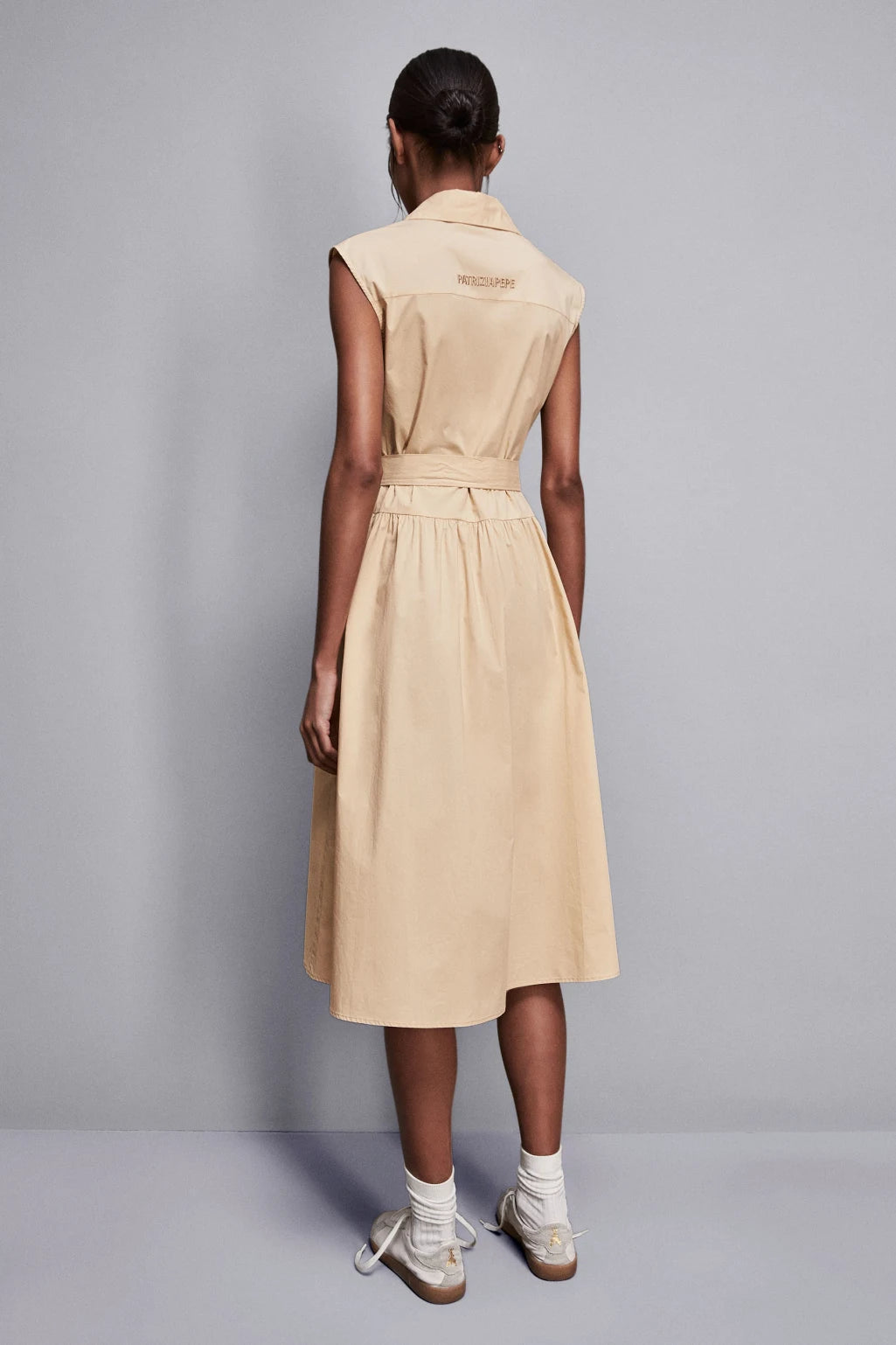 VESTIDO CAMISERO SIN MANGAS - PATRIZIA PEPE