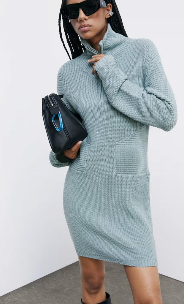 VESTIDO LANA CREMALLERA - PATRIZIA PEPE