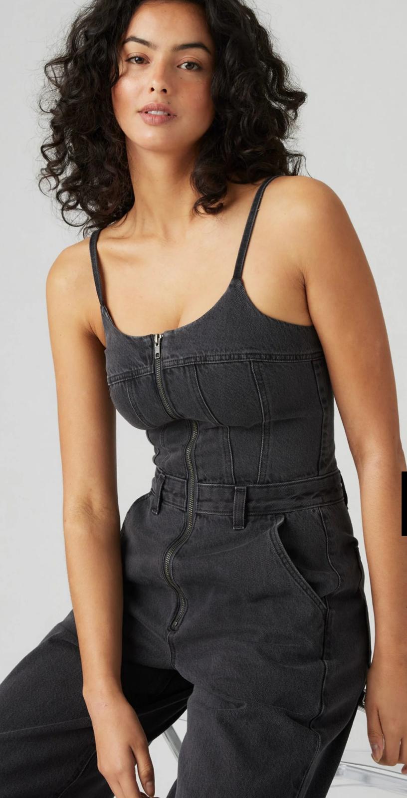 MONO DENIM TIRANTES NEGRO - LEVI'S®