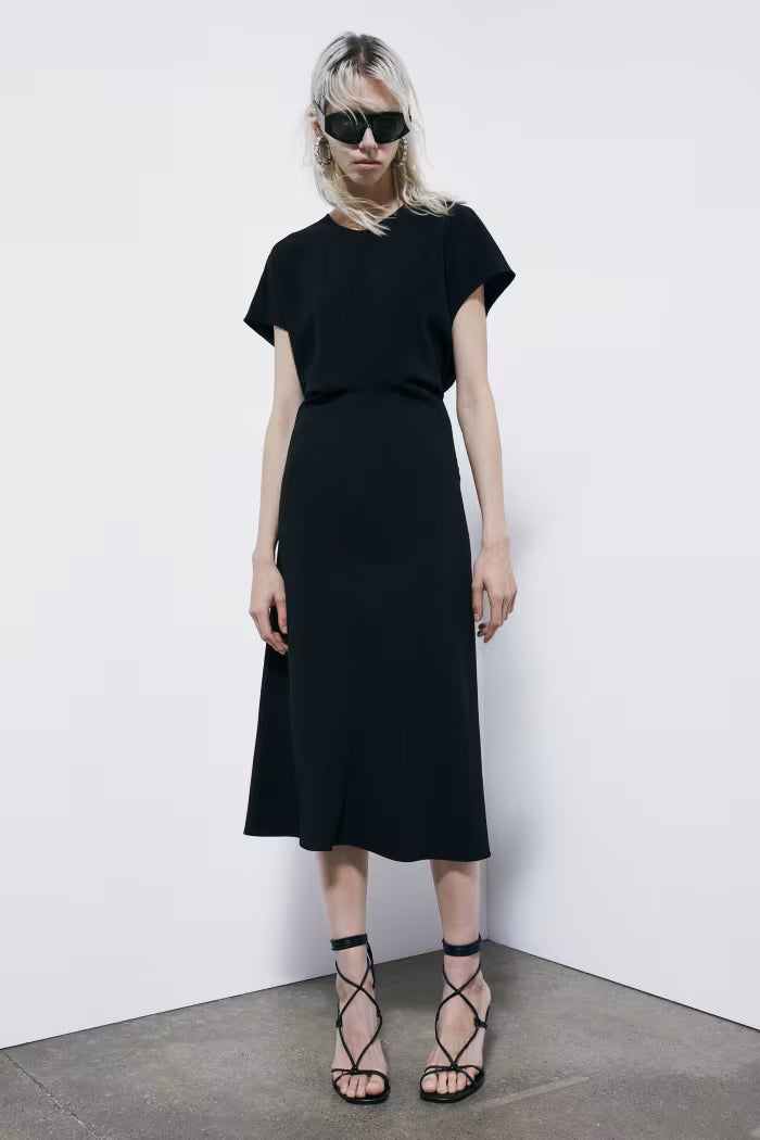 VESTIDO FLUIDO SARGA - PATRIZIA PEPE