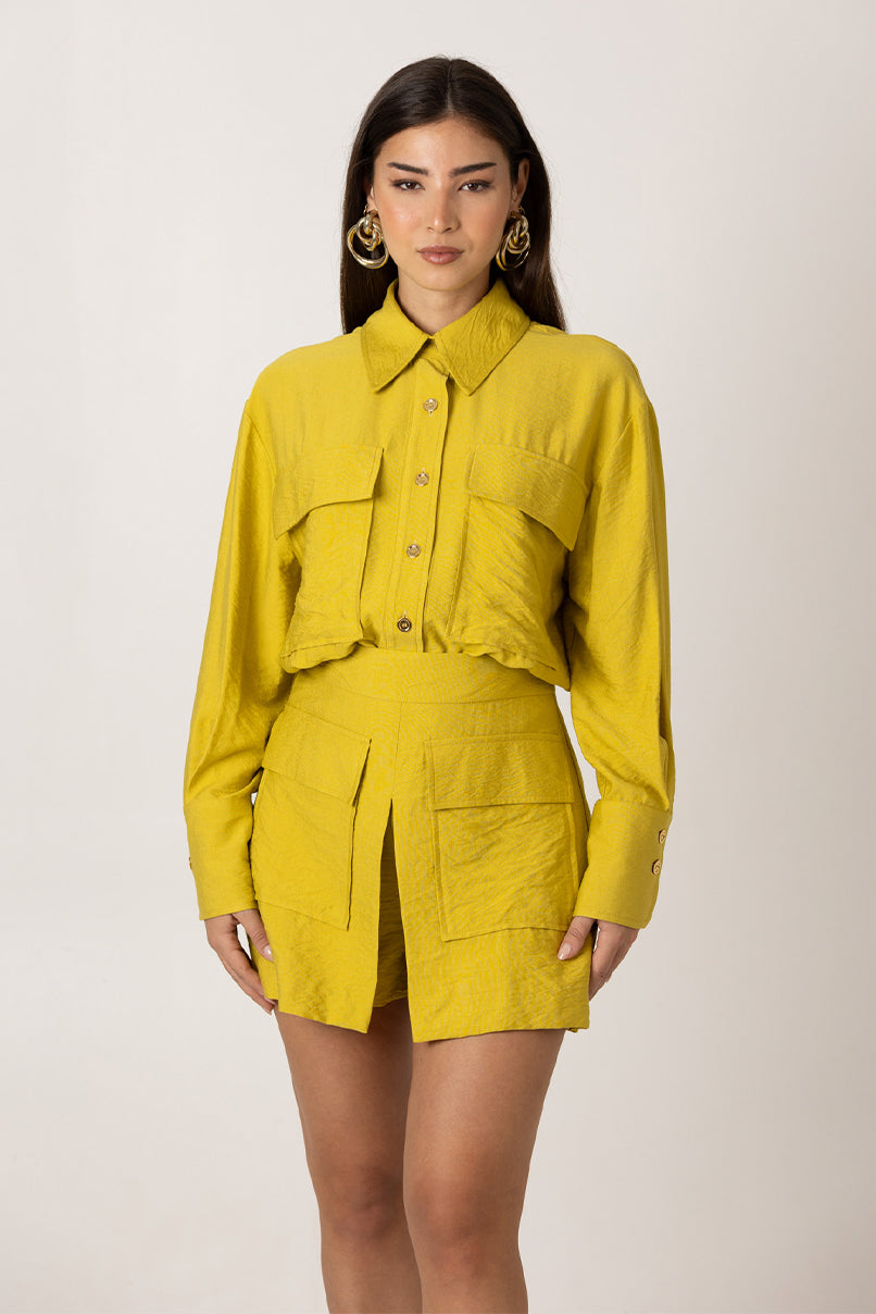 CAMISA LINO BOLSILLOS - SAHOCO