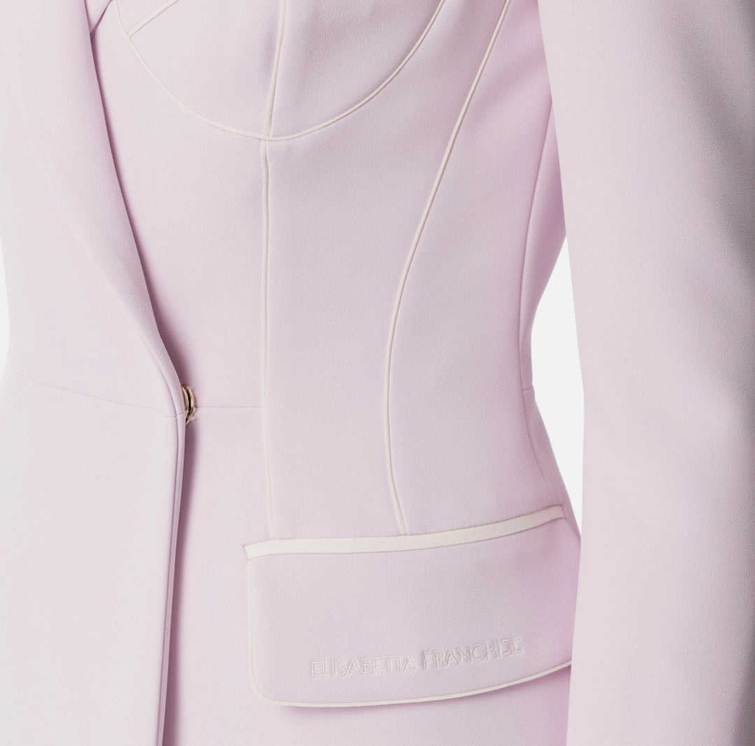 VESTIDO ABRIGO DE CREPÉ - ELISABETTA FRANCHI