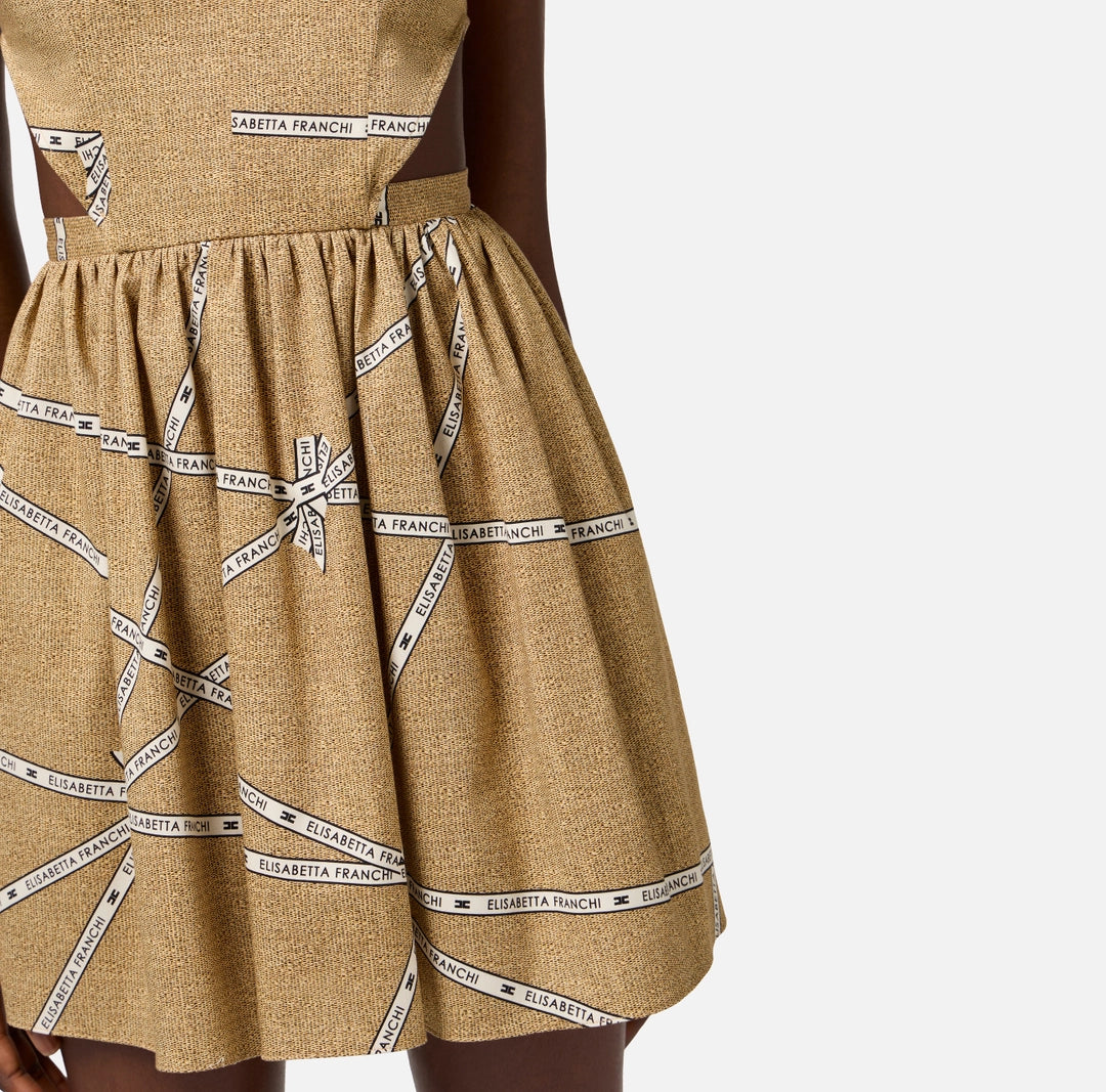 VESTIDO MINI ABERTURAS - ELISABETTA FRANCHI
