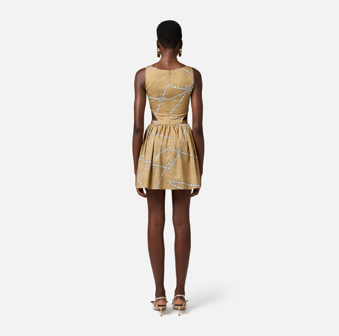 VESTIDO MINI ABERTURAS - ELISABETTA FRANCHI