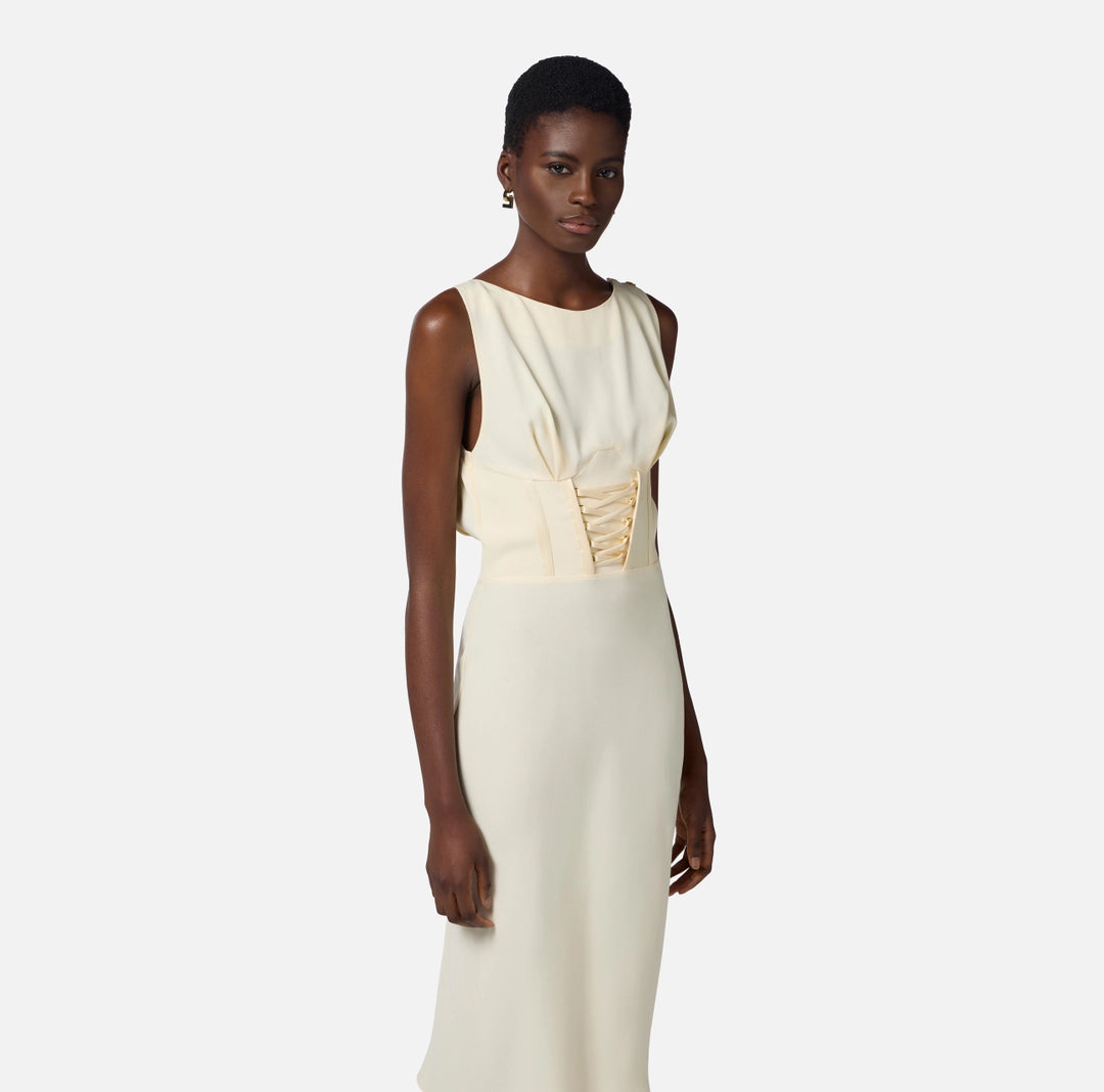 VESTIDO MIDI NUDOS - ELISABETTA FRANCHI
