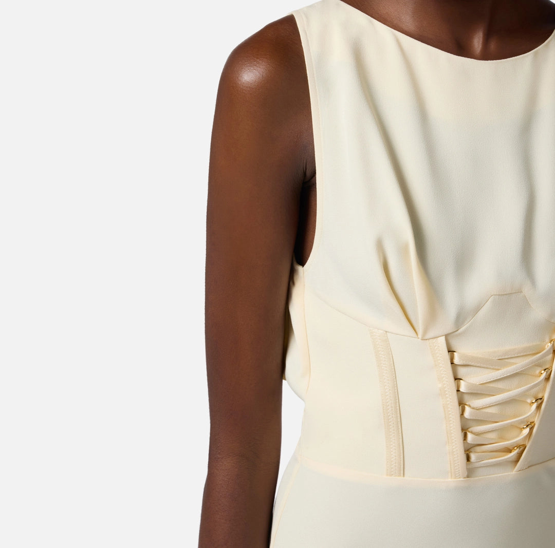 VESTIDO MIDI NUDOS - ELISABETTA FRANCHI