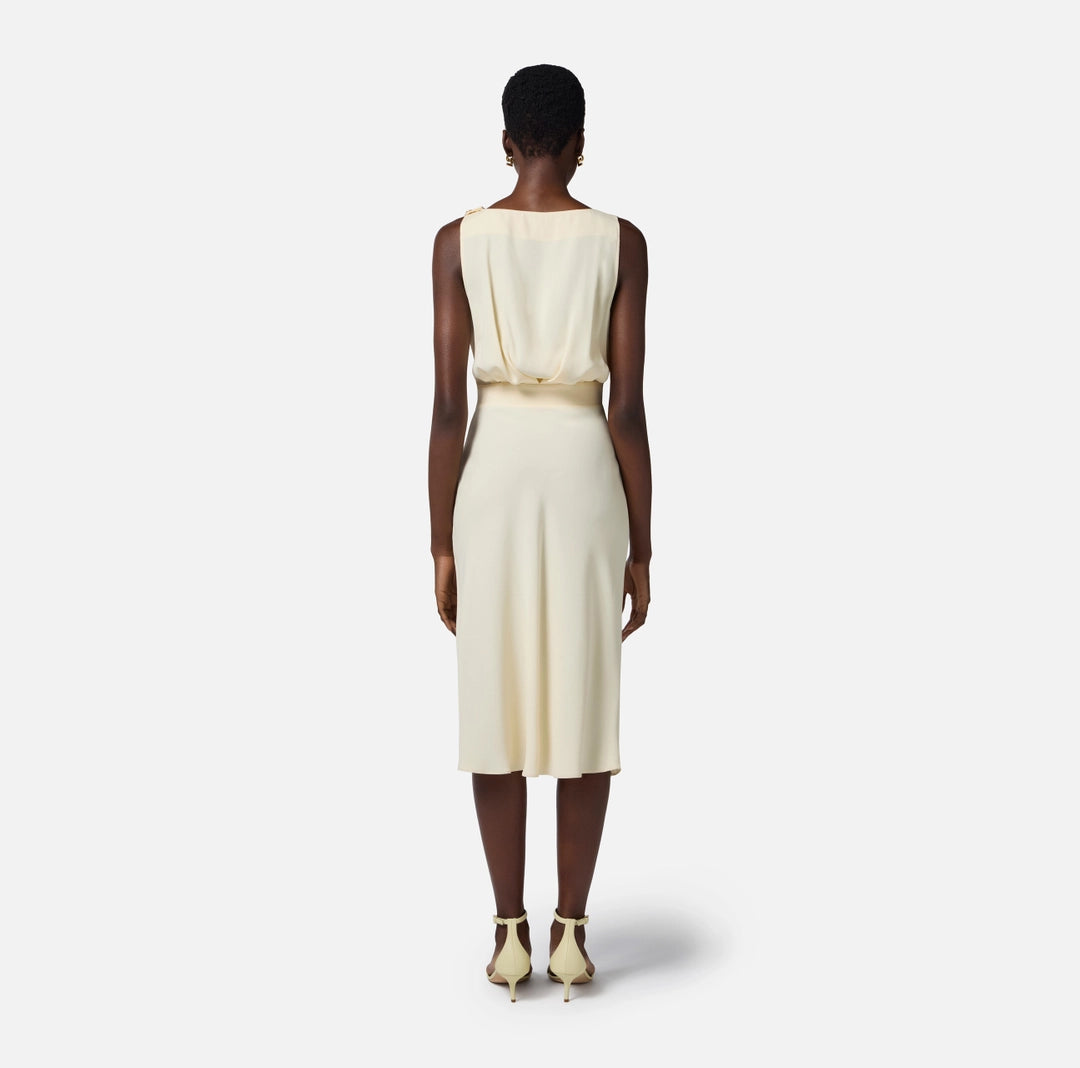VESTIDO MIDI NUDOS - ELISABETTA FRANCHI