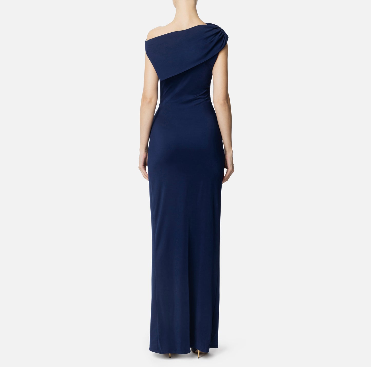 VESTIDO LARGO ASIMÉTRICO - ELISABETTA FRANCHI
