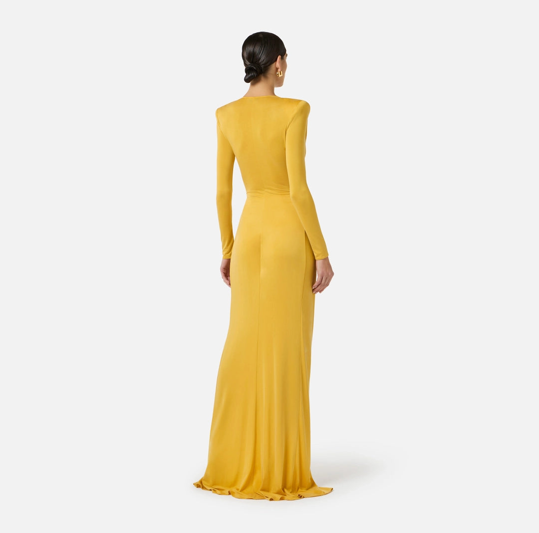 VESTIDO ESCOTE V - ELISABETTA FRANCHI