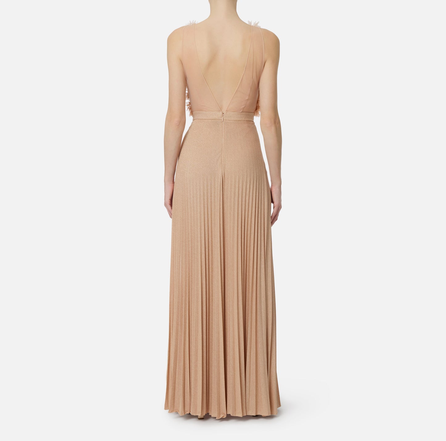 VESTIDO TUL Y PUNTO - ELISABETTA FRANCHI