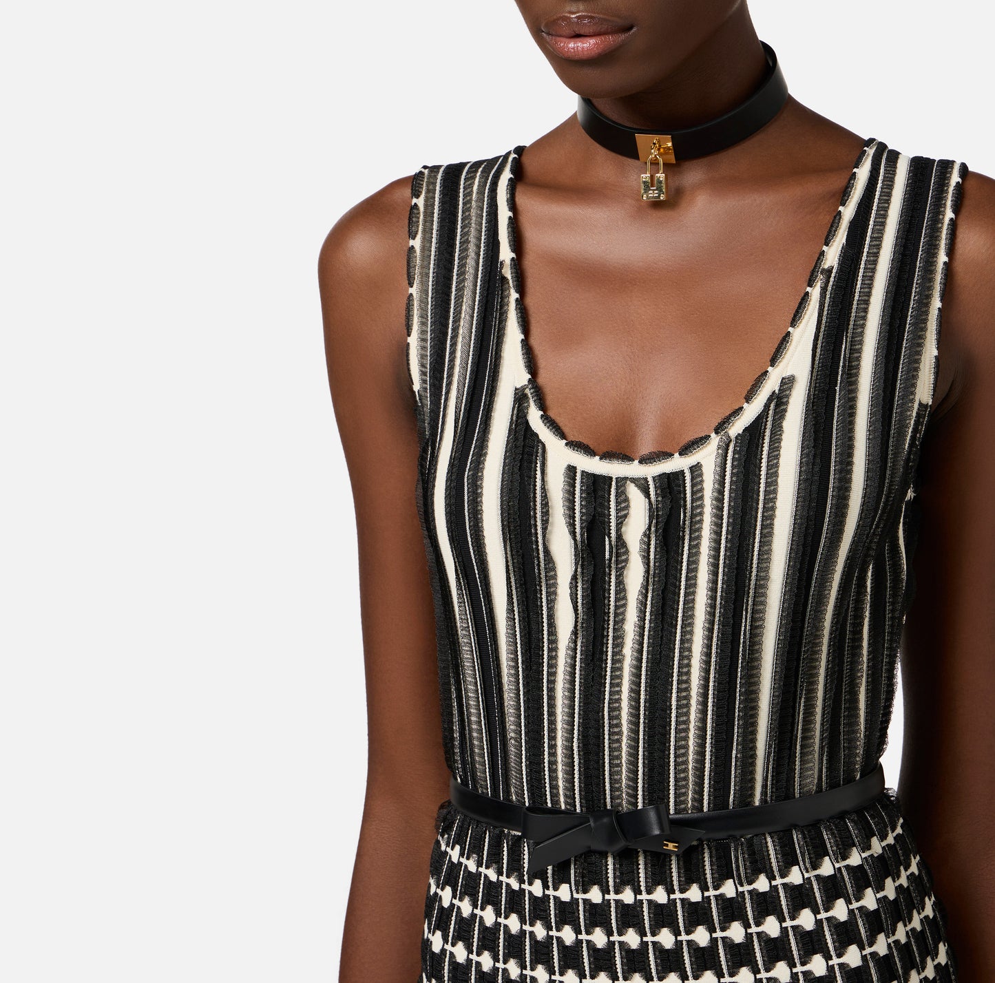 VESTIDO PUNTO MIDI - ELISABETTA FRANCHI
