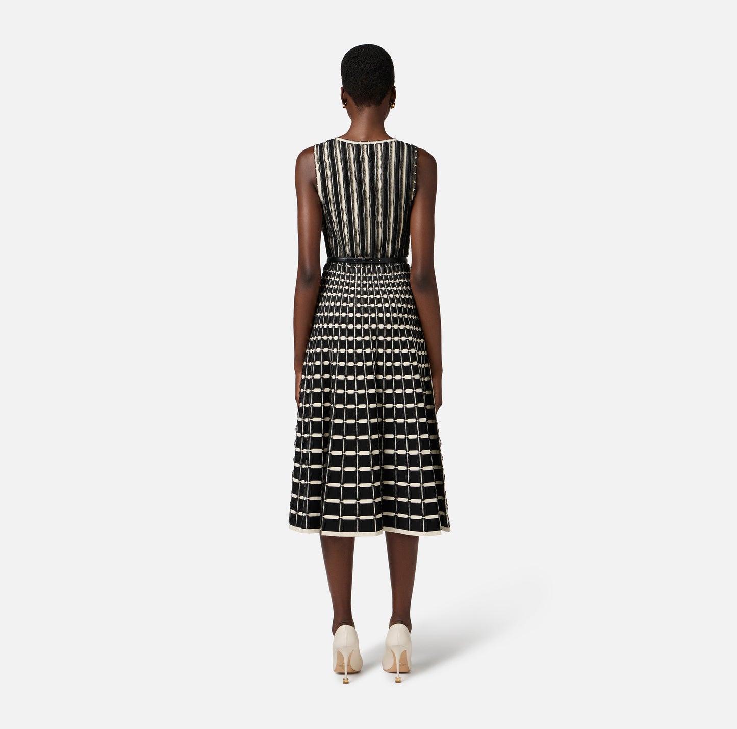 VESTIDO PUNTO MIDI - ELISABETTA FRANCHI