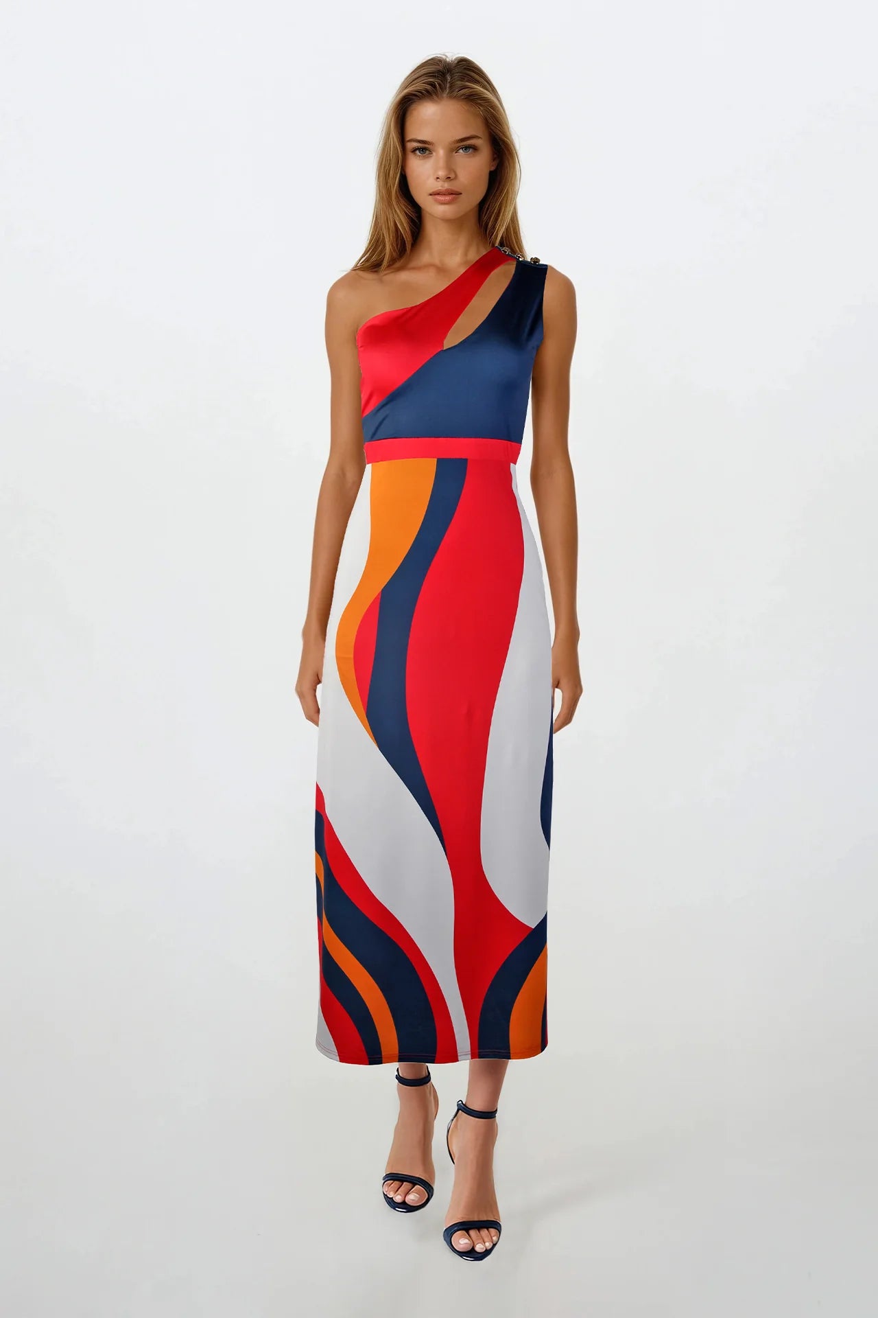 VESTIDO POLIAMIDA COLORES - SAHOCO