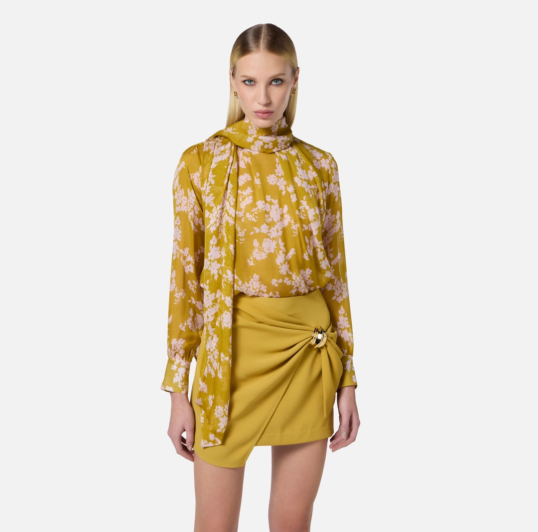 BLUSA SEDA LAZO - ELISABETTA FRANCHI