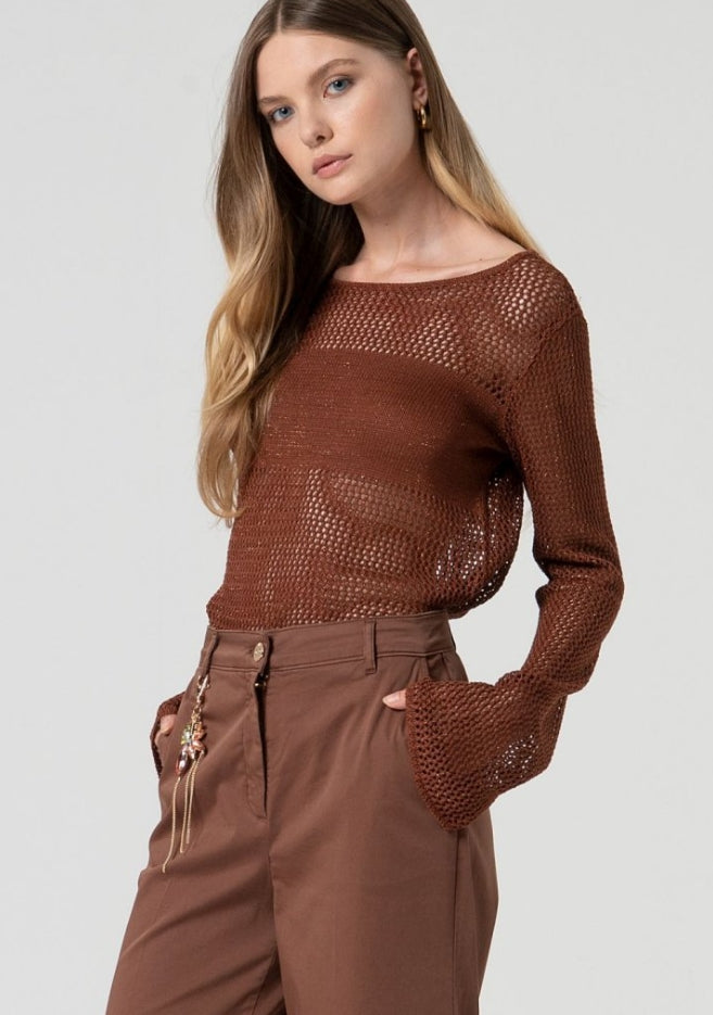 PANTALÓN CHINO PALAZZO - FRACOMINA