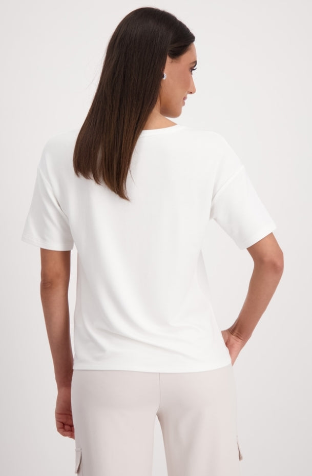 CAMISETA MANGA CORTA STRASS - MONARI