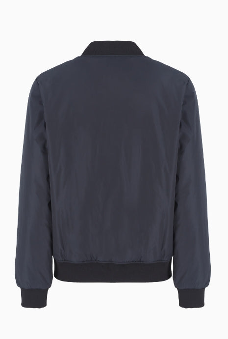 CHAQUETA BOMBER LOGO PLATA - EA7