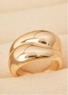 ANILLO RELIEVE DORADO - LATIDO