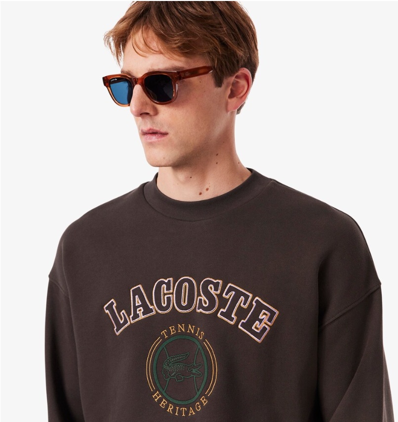 SUDADERA COCODRILO BORDADO - LACOSTE