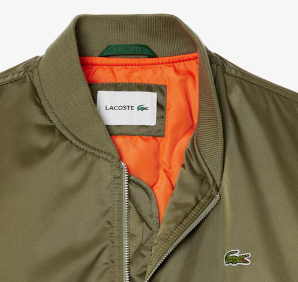 CHAQUETA SATINADA - LACOSTE