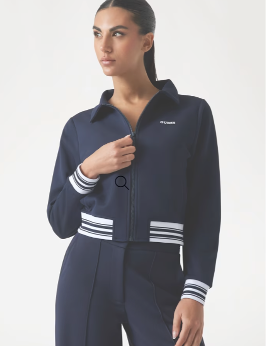CHAQUETA CREMALLERA LOGOTIPO - GUESS