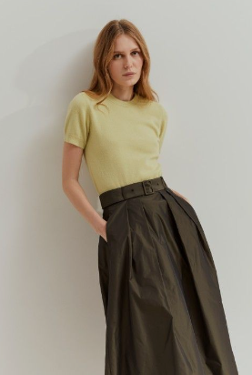FALDA SATEN MIDI - LION OF PORCHE