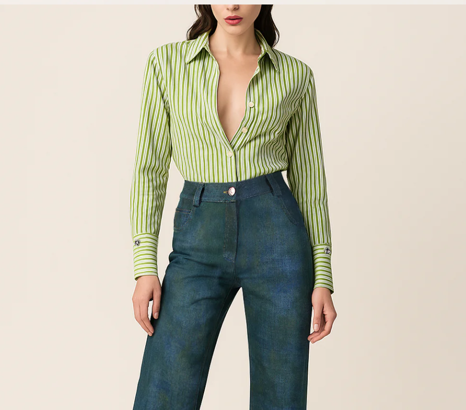 CAMISA BOTONES ESPALDA - SAHOCO