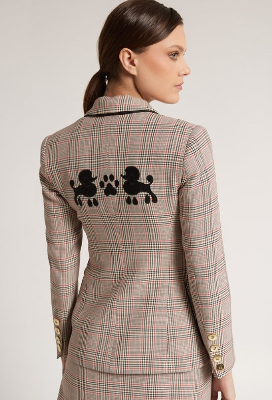BLAZER CUADRO ROSA ÚNICO - HIGHLY PREPPY