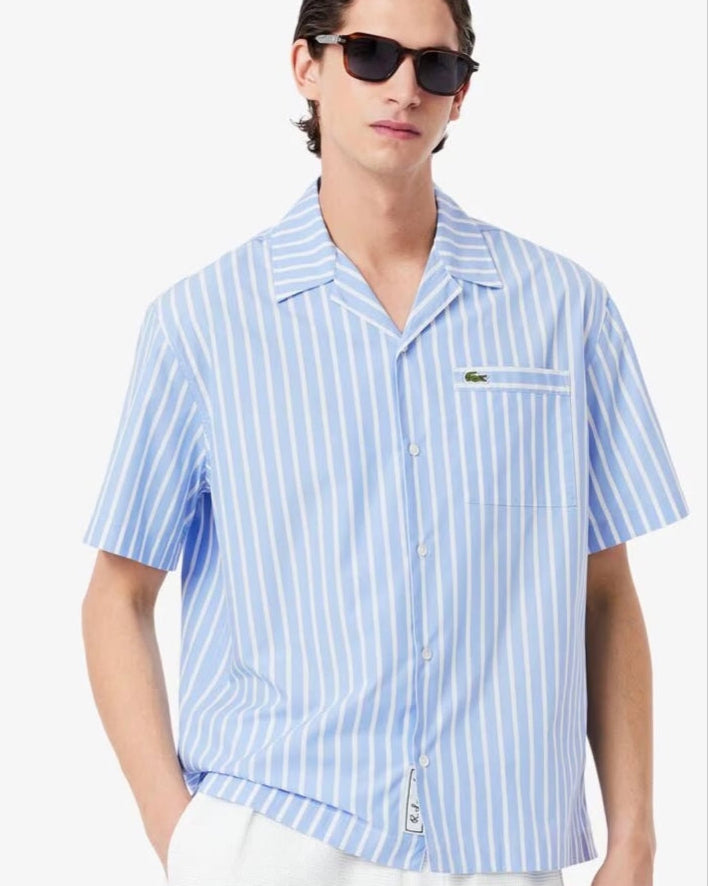 CAMISA MANGA CORTA RAYAS - LACOSTE